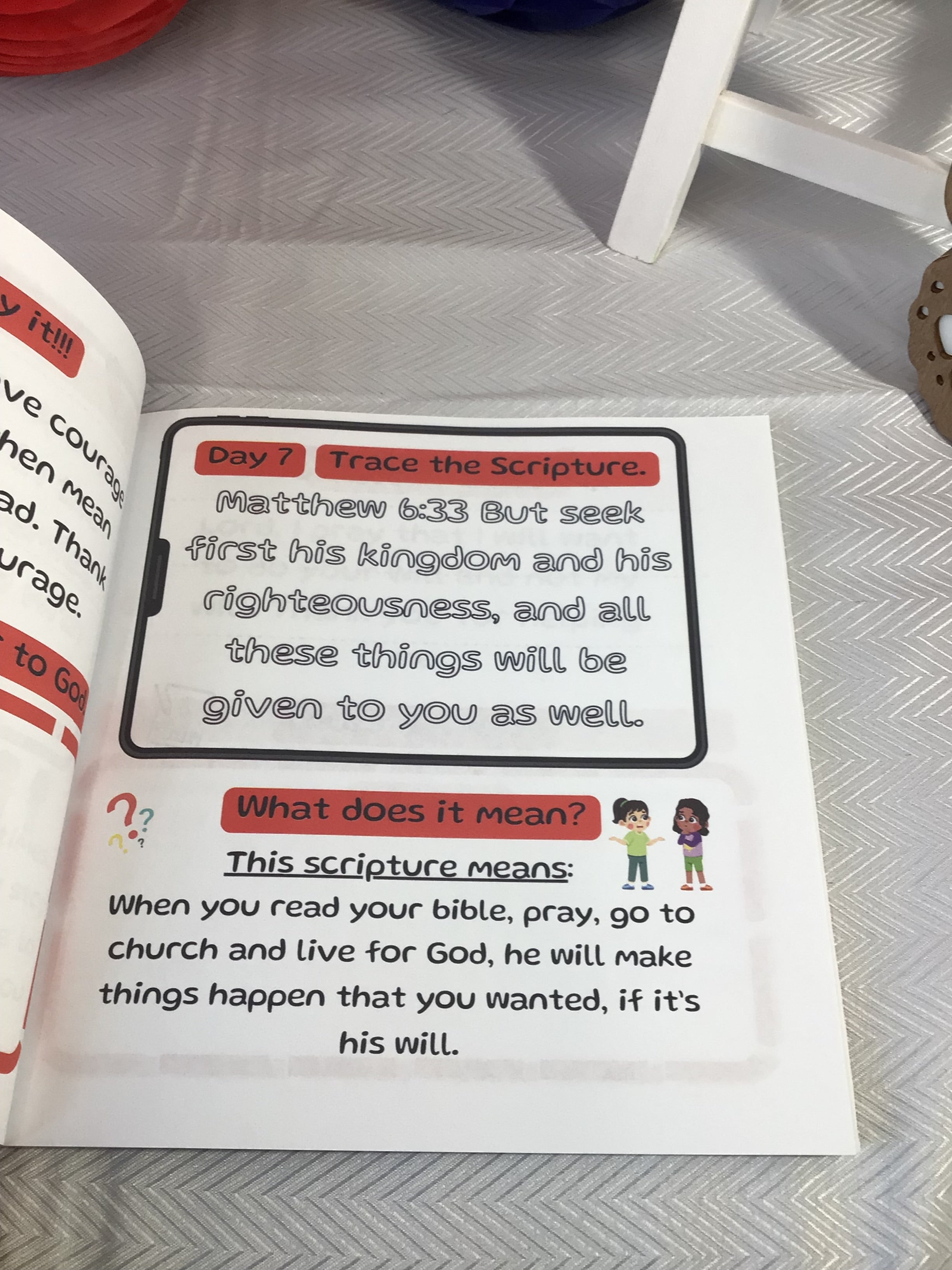 Kids Bible Devotional - for Children's Spiritual Growth and Character Building