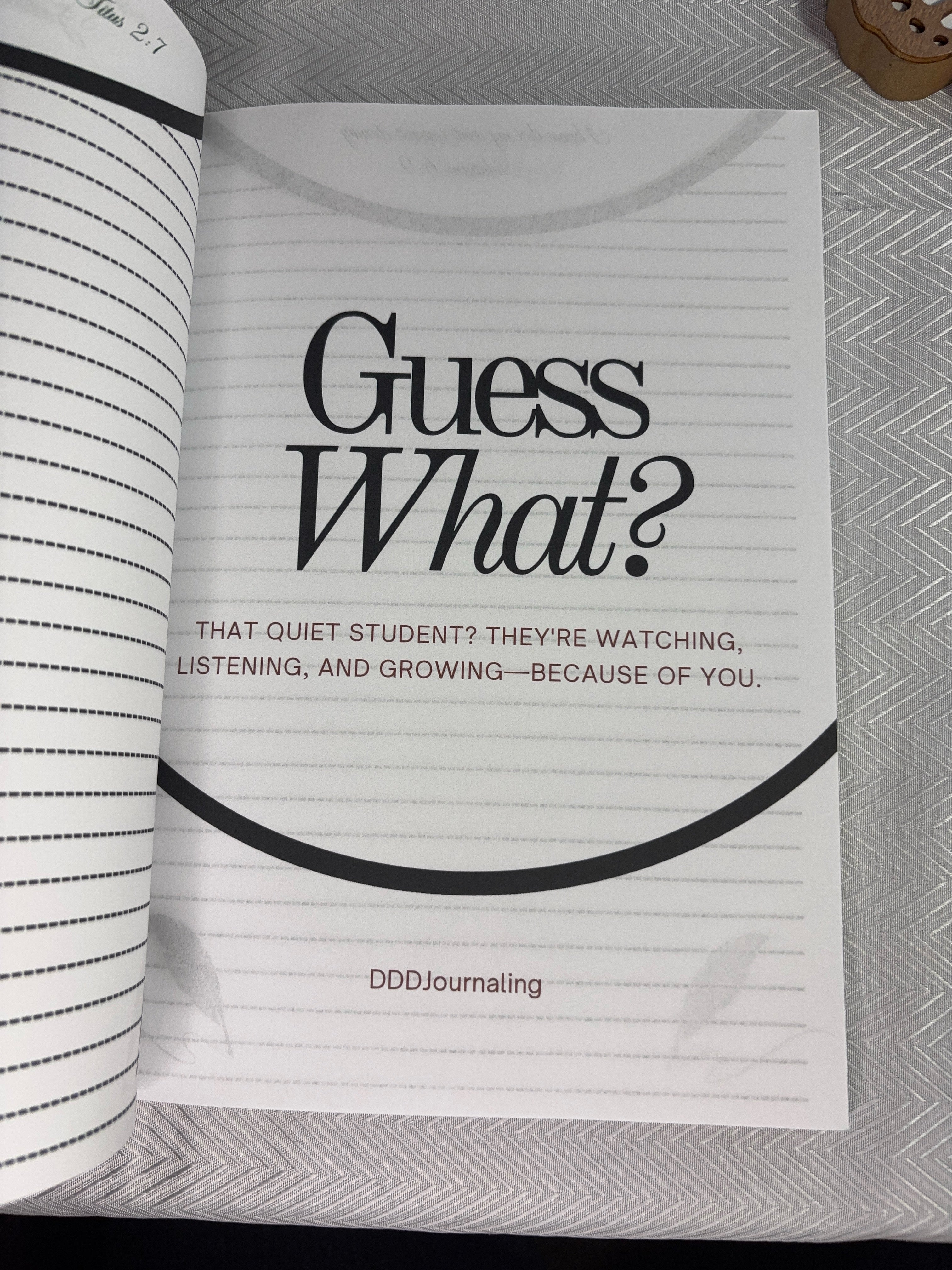 Teacher Journal planner